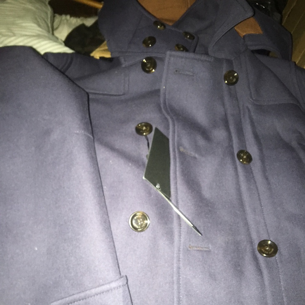 Pea coat blue